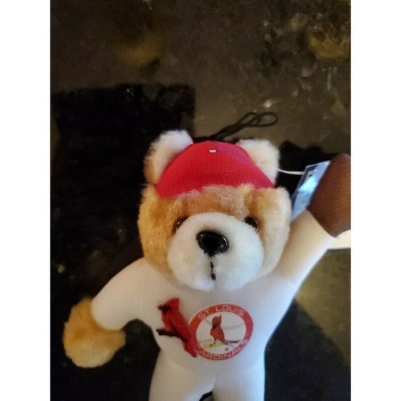 St. Louis Cardinals MLB 8" Plush Bear Genuine Good - Picture 2 of 6